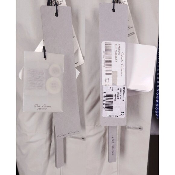 Rick Owens Cappotto Mac Trench Size 50 US 40 M Mens Dinge Walrus S/S 17 $3175 - Picture 15 of 16